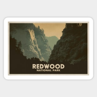 Fern Canyon Redwood National Park Sticker